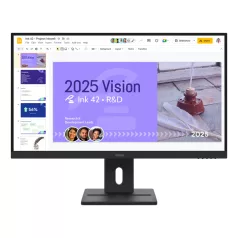   Lenovo ThinkVision E27Q-40, 68,6 cm (27"), 2560 x 1440 pixelek, Quad HD, LCD, 6 ms, Fekete