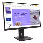 Lenovo ThinkVision E27Q-40, 68,6 cm (27"), 2560 x 1440 pixelek, Quad HD, LCD, 6 ms, Fekete