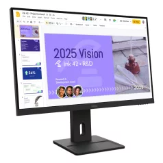   Lenovo ThinkVision E27Q-40, 68,6 cm (27"), 2560 x 1440 pixelek, Quad HD, LCD, 6 ms, Fekete