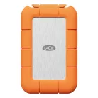 LaCie STND4000400, 4 TB, USB C-típus, USB4 Gen 3x2, 4000 MB/s, Narancssárga, Rozsdamentes acél
