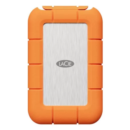 LaCie STND4000400, 4 TB, USB C-típus, USB4 Gen 3x2, 4000 MB/s, Narancssárga, Rozsdamentes acél