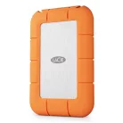 LaCie STND4000400, 4 TB, USB C-típus, USB4 Gen 3x2, 4000 MB/s, Narancssárga, Rozsdamentes acél