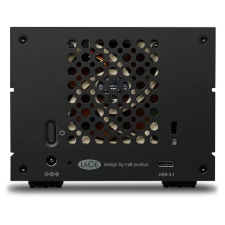 LaCie 2Big Raid USB-C 60TB, 60 TB, HDD, Asztali, Fekete