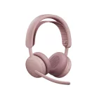 Logitech Zone Wireless 2 ES for Business, Vezeték nélküli, 20 - 20000 Hz, Business/Everyday, 212 g, Headset, Rózsa