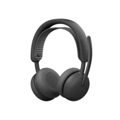   Logitech Zone Wireless 2 ES, Vezetékes és vezeték nélküli, Hívás/zene, 212 g, Headset, Grafit