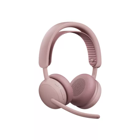 Logitech Zone Wireless 2 ES, Vezetékes és vezeték nélküli, Hívás/zene, 212 g, Headset, Rózsa