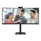 AOC E4 CU34E4CW, 86,4 cm (34"), 3440 x 1440 pixelek, UltraWide Quad HD, LED, 4 ms, Fekete