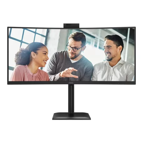 AOC E4 CU34E4CW, 86,4 cm (34"), 3440 x 1440 pixelek, UltraWide Quad HD, LED, 4 ms, Fekete