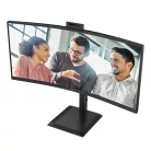 AOC E4 CU34E4CW, 86,4 cm (34"), 3440 x 1440 pixelek, UltraWide Quad HD, LED, 4 ms, Fekete