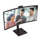 AOC E4 CU34E4CW, 86,4 cm (34"), 3440 x 1440 pixelek, UltraWide Quad HD, LED, 4 ms, Fekete