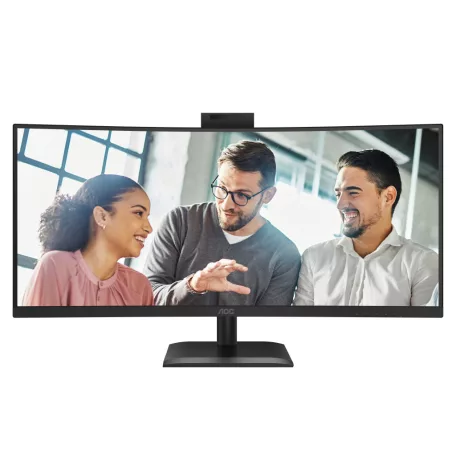AOC E4 CU34E4CW, 86,4 cm (34"), 3440 x 1440 pixelek, UltraWide Quad HD, LED, 4 ms, Fekete