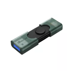   Kingston Technology DataTraveler DuoG2, 256 GB, USB Type-A / USB Type-C, 3.2 Gen 1 (3.1 Gen 1), Egyéb típusú, 10 g, Fekete, Zöld