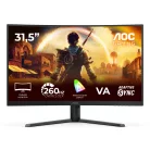 AOC G4 C32G42ZE, 80 cm (31.5"), 1920 x 1080 pixelek, Full HD, LED, 4 ms, Fekete, Vörös
