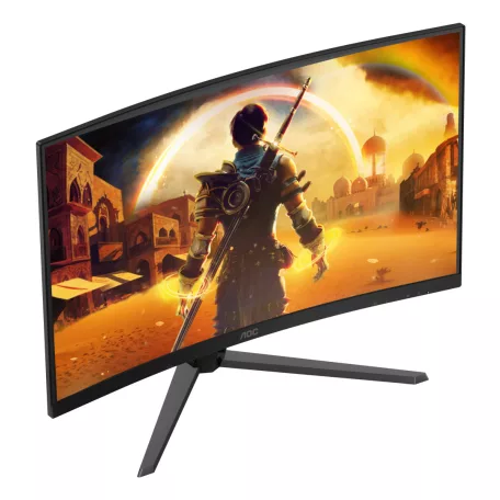 AOC G4 C32G42ZE, 80 cm (31.5"), 1920 x 1080 pixelek, Full HD, LED, 4 ms, Fekete, Vörös