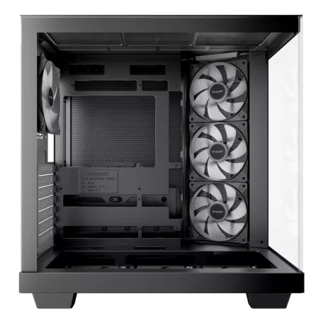 be quiet! Light Base 500 LX Black, Midi Tower, PC, Fekete, ATX, Micro ATX, Mini-ITX, Akrilnitril-butadiénsztirol (ABS), Üveg, Acél, Játék
