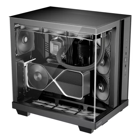 be quiet! Light Base 500, Midi Tower, PC, Fekete, ATX, Micro ATX, Mini-ITX, Akrilnitril-butadiénsztirol (ABS), Üveg, Acél, Játék