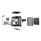 be quiet! Light Base 500, Midi Tower, PC, Fekete, ATX, Micro ATX, Mini-ITX, Akrilnitril-butadiénsztirol (ABS), Üveg, Acél, Játék