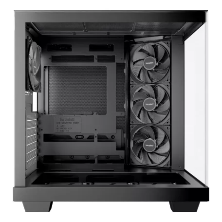be quiet! Light Base 500, Midi Tower, PC, Fekete, ATX, Micro ATX, Mini-ITX, Akrilnitril-butadiénsztirol (ABS), Üveg, Acél, Játék