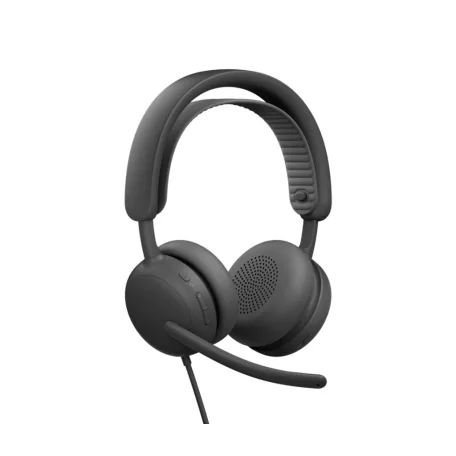 Logitech Zone Wired 2, Vezetékes, 20 - 20000 Hz, Hívás/zene, 223,5 g, Headset, Grafit