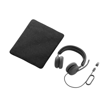 Logitech Zone Wired 2, Vezetékes, 20 - 20000 Hz, Hívás/zene, 223,5 g, Headset, Grafit
