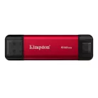 Kingston Technology Dual Portable, 512 GB, USB Type-A / USB Type-C, 3.2 Gen 2 (3.1 Gen 2), 1050 MB/s, Fekete, Vörös