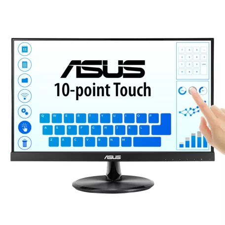 ASUS VT229H, 54,6 cm (21.5"), 1920 x 1080 pixelek, Full HD, LED, 5 ms, Fekete