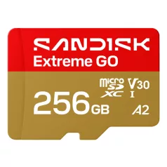   SanDisk Extreme GO, 256 GB, MicroSDXC, UHS-I, 240 MB/s, 160 MB/s, Class 3 (U3)