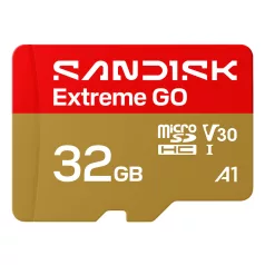   SanDisk Extreme GO, 32 GB, MicroSDHC, UHS-I, 100 MB/s, 60 MB/s, Class 3 (U3)