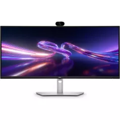   DELL Pro P P3426WEV, 86,6 cm (34.1"), 3440 x 1440 pixelek, Wide Quad HD, LCD, 8 ms, Fekete, Ezüst