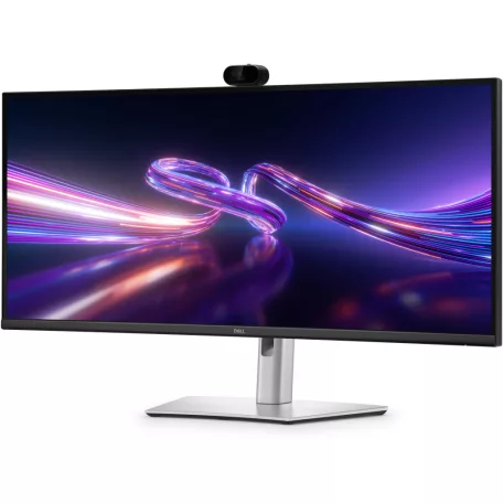 DELL Pro P P3426WEV, 86,6 cm (34.1"), 3440 x 1440 pixelek, Wide Quad HD, LCD, 8 ms, Fekete, Ezüst