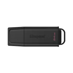   Kingston Technology DataTraveler Exodia, 64 GB, USB A típus, 3.2 Gen 1 (3.1 Gen 1), Kupakos, 8,96 g, Fekete