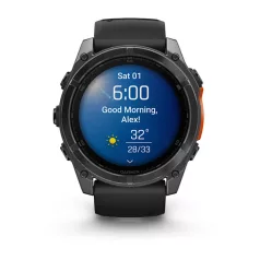   Garmin Fenix 8, 3,56 cm (1.4"), AMOLED, Érintőképernyő, 32 GB, Wi-Fi, GPS (műhold)