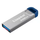 Kingston Technology DataTraveler Kyson, 256 GB, USB A típus, 3.2 Gen 1 (3.1 Gen 1), 220 MB/s, Kupak nélküli, Rozsdamentes acél