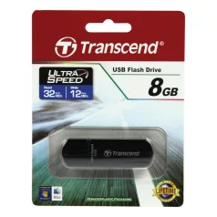   Transcend JetFlash elite 600, 8 GB, USB A típus, 2.0, Kupakos, 15 g, Fekete