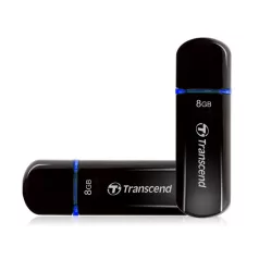   Transcend JetFlash elite 600, 8 GB, USB A típus, 2.0, Kupakos, 15 g, Fekete