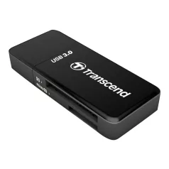   Transcend RDF5, MicroSDHC, MicroSDXC, SDHC, SDXC, Fekete, CE/FCC/BSMI/KC/RCM/EAC, USB 3.2 Gen 1 (3.1 Gen 1) Type-A, 5 V, 24 mm