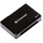 Transcend CFast 2.0 USB3.0, CF, CF II típus, Fekete, CE/FCC/BSMI/KC/RCM/EAC, USB 3.2 Gen 1 (3.1 Gen 1), 5 V, 67,6 mm