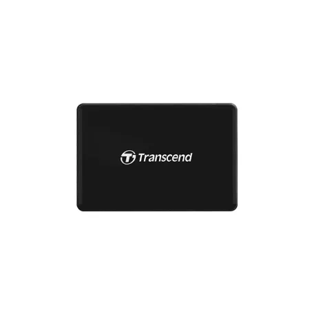 Transcend RDF8, CF, MicroSDHC, MicroSDXC, SD, SDHC, SDXC, Fekete, CE/FCC/BSMI/KC/RCM/EAC, Micro-USB, USB, 5 V