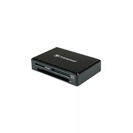 Transcend RDF8, CF, MicroSDHC, MicroSDXC, SD, SDHC, SDXC, Fekete, CE/FCC/BSMI/KC/RCM/EAC, Micro-USB, USB, 5 V