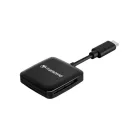 Transcend RDC3, MicroSDHC, MicroSDXC, SDHC, SDXC, Fekete, CE/FCC/BSMI/KC/RCM/EAC, USB 3.2 Gen 1 (3.1 Gen 1) Type-C, 115 mm, 30 mm