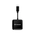 Transcend RDC3, MicroSDHC, MicroSDXC, SDHC, SDXC, Fekete, CE/FCC/BSMI/KC/RCM/EAC, USB 3.2 Gen 1 (3.1 Gen 1) Type-C, 115 mm, 30 mm