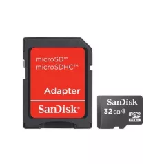 SanDisk SDSDQM-032G-B35A, 32 GB, MicroSDHC, Class 4, Fekete