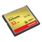 SanDisk 32GB Extreme, 32 GB, CompactFlash, 120 MB/s, 85 MB/s, Fekete, Arany, Vörös
