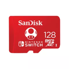   SanDisk SDSQXAO-128G-GNCZN, 128 GB, MicroSDXC, 100 MB/s, 90 MB/s, Class 3 (U3), Vörös, Fehér