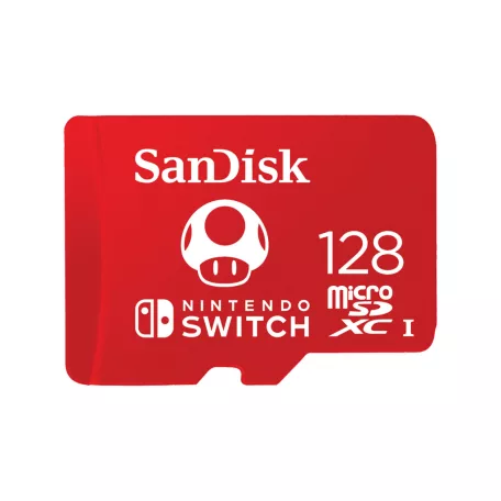 SanDisk SDSQXAO-128G-GNCZN, 128 GB, MicroSDXC, 100 MB/s, 90 MB/s, Class 3 (U3), Vörös, Fehér