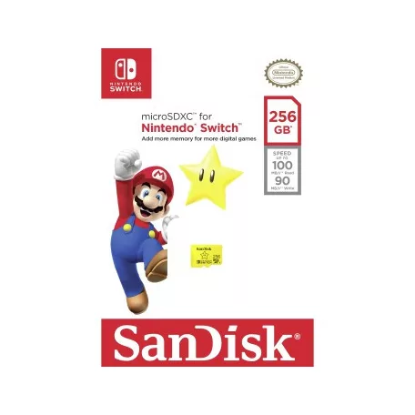 SanDisk 00183573, 256 GB, MicroSDXC, Class 10, UHS-I, 100 MB/s, 90 MB/s