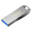 SanDisk Ultra Luxe, 256 GB, USB A típus, 3.2 Gen 1 (3.1 Gen 1), 150 MB/s, Kupak nélküli, Ezüst