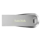 SanDisk Ultra Luxe, 256 GB, USB A típus, 3.2 Gen 1 (3.1 Gen 1), 150 MB/s, Kupak nélküli, Ezüst
