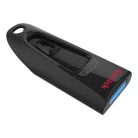 SanDisk Ultra, 32 GB, USB A típus, 3.2 Gen 1 (3.1 Gen 1), 100 MB/s, Tolattyú, Fekete