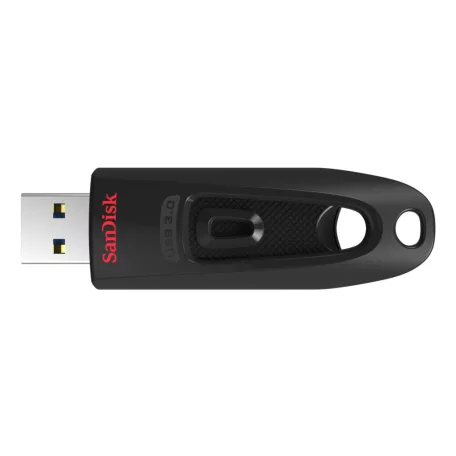 SanDisk Ultra, 32 GB, USB A típus, 3.2 Gen 1 (3.1 Gen 1), 100 MB/s, Tolattyú, Fekete